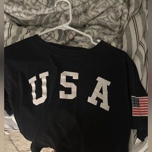 Black USA Graphic T-Shirt
